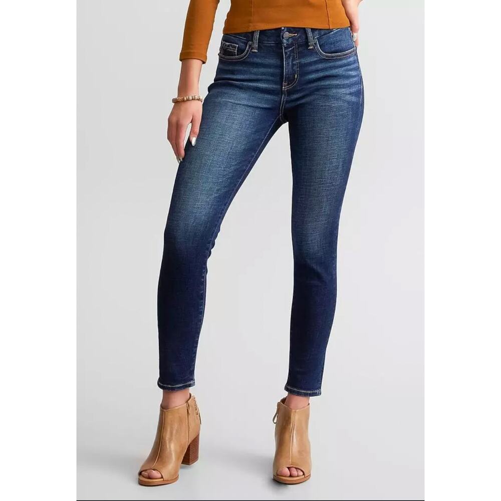 7 For‎ All Mankind Dark Wash Skinny Jeans Women’s Size 28 Stretch Premium Denim